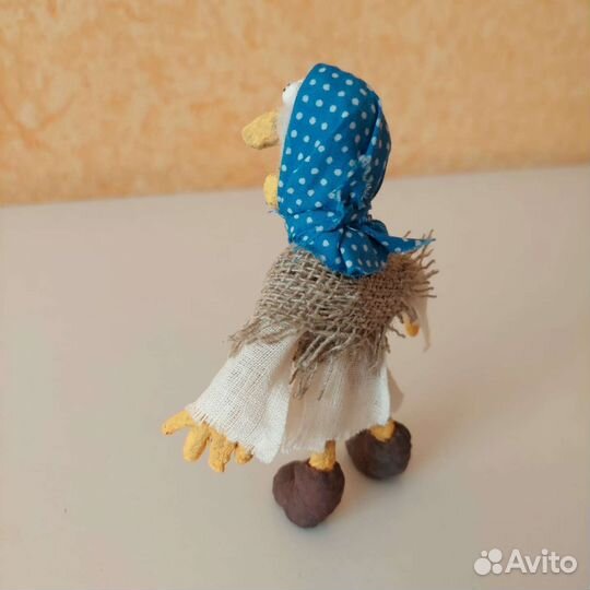 Авторская работа Баба Яга игрушка 11см