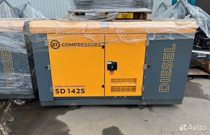 Дизельный передвижной компрессор et-compressors