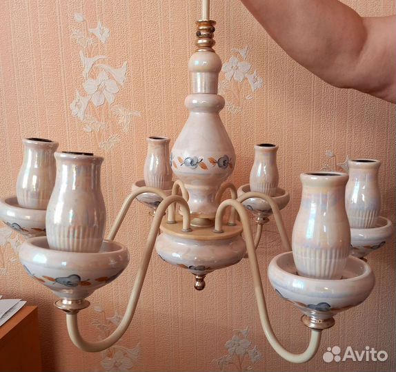 Люстра фарфоровая