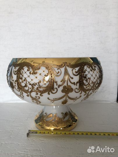 Ваза для фруктов Богемия Рококо посуда