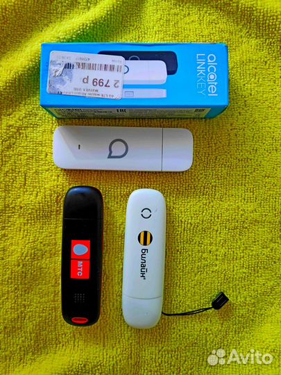 3G/4G LTE-модемы Beeline, MTC, Теле2, Alcatel