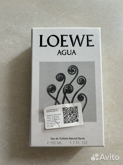 Туалетная вода женская loewe agua