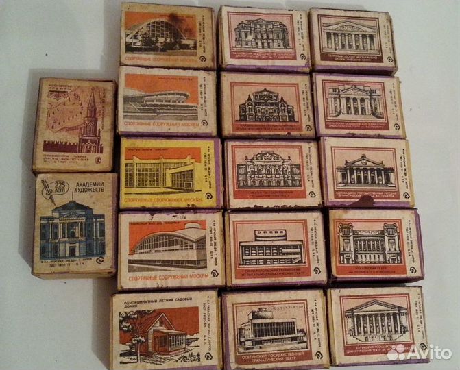Спичечные коробки. большие-малые. СССР