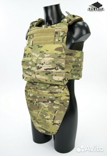 Напашник с кевларом Ars Arma на плитник бронежилет