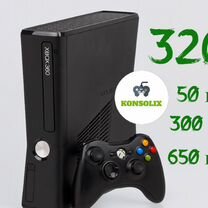 Xbox 360 Slim Freeboot (Прошита) + 1000 Игр/320gb