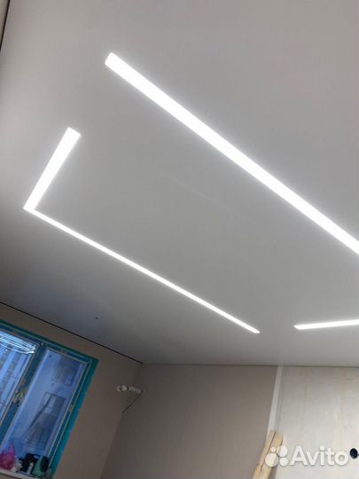 Натяжные потолки без пыли и грязи / Слив воды