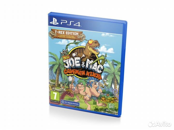New Joe Mac Caveman Ninja T-Rex Edition (PS4)
