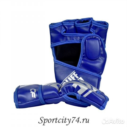 Перчатки для мма Cliff CS-530 синие (L)