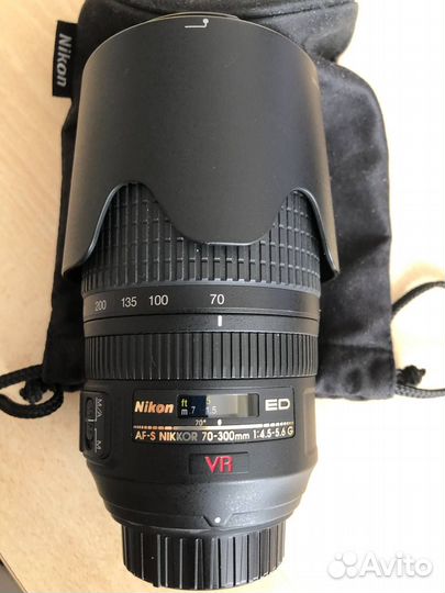 Объктив Nikon nikkor 70-300mm f4.5-5.6 VR G