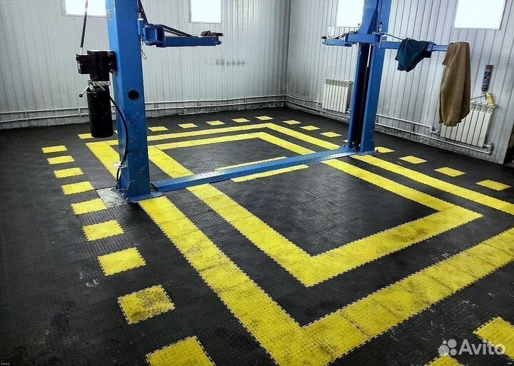 Модульная плитка пвх для пола в гараже