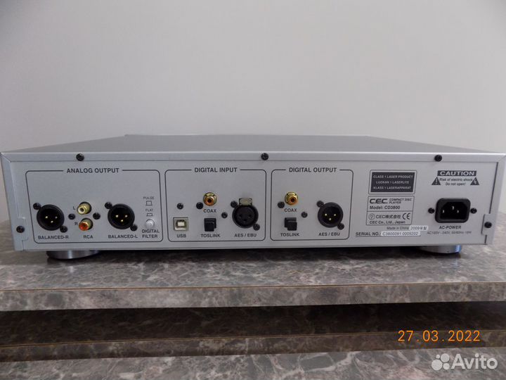 CEC CD-3800 + цап