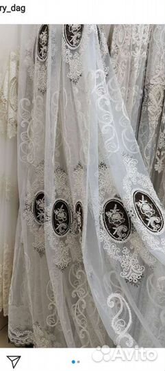 Тюль новая 5 метров высота 2, 46