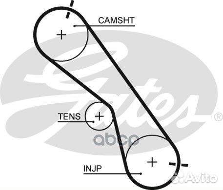 Ремень грм Toyota Hi-Lux Surf/Land Cruiser Prado