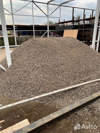 Щебень гравийный доставка