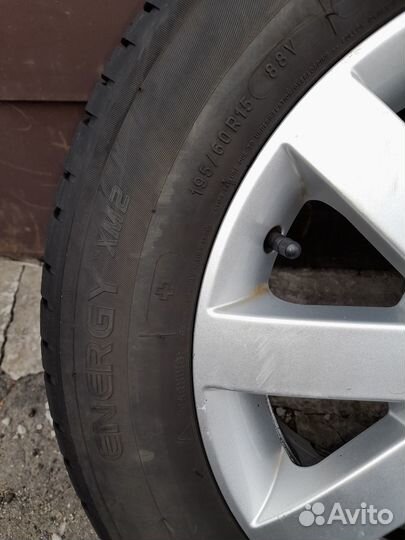 Диски Форд Фьюжн литые(оригинал) +шины Michelin