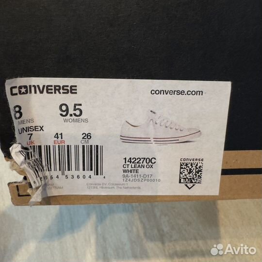 Кеды converse унисекс