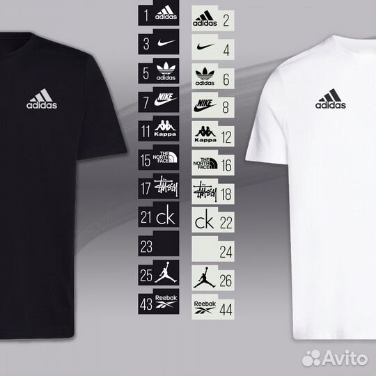 Футболки из хлопка adidas