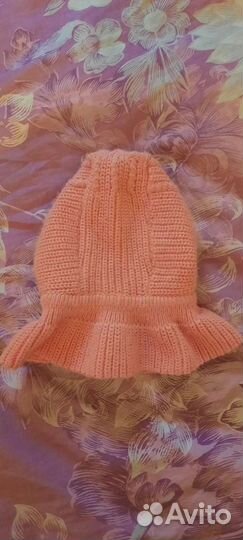 Шапка шлем для девочки