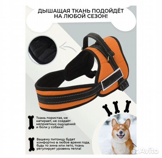 Шлейка для собаки,размер S