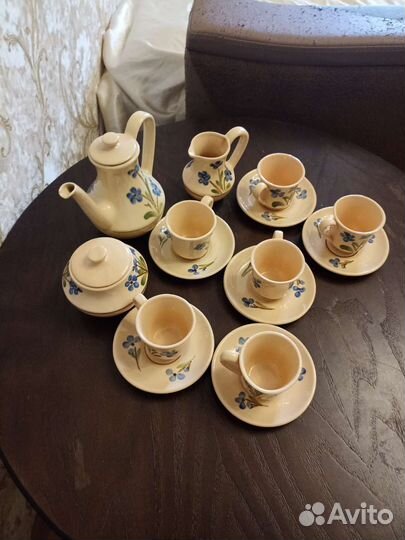Кофейный сервиз керамика СССР