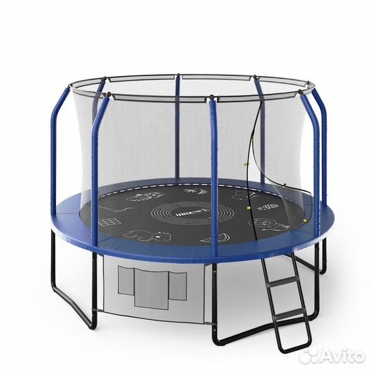 Батут unix line supreme game 16 ft (blue)