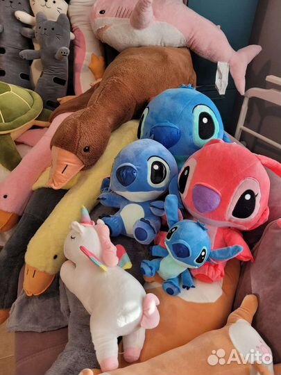 Кот Батон, Корги, Стич, гусь, акула, единорог