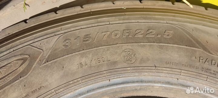 Грузовые шины Goodyear 315/70 R22.5 бу