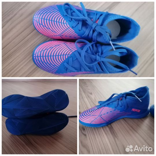 Футбольные бутсы adidas для мальчика р. 33