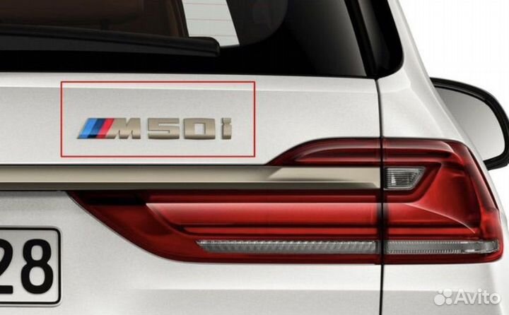 Эмблема M50i для BMW X5 G05 / X7 G07