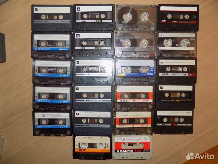 Аудиокассеты 22 штуки из 80х
