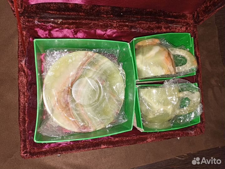 Чайная пара из оникса