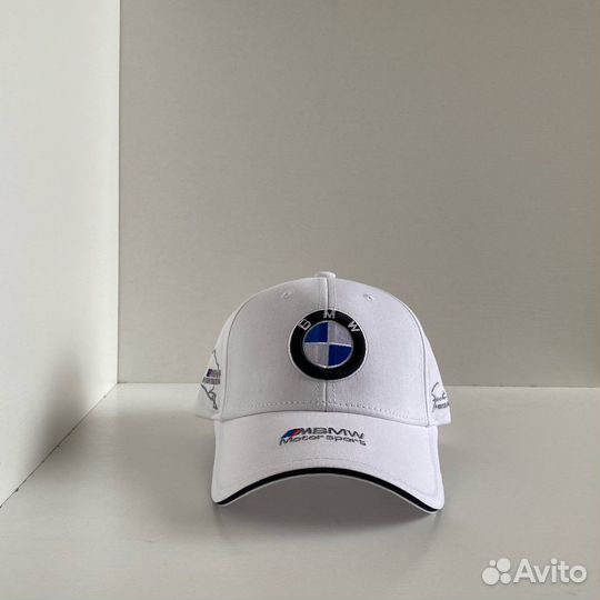 Новая бейсболка (кепка) BMW бмв белая