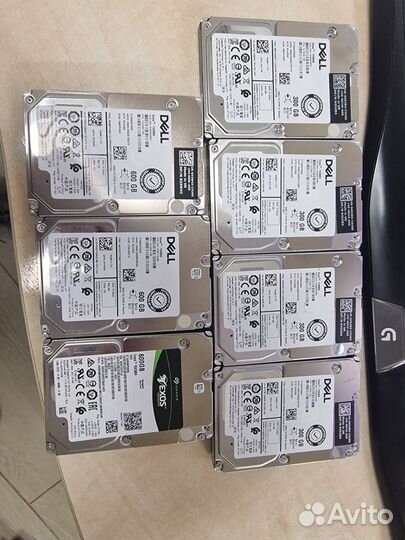 Жесткие диски sas серверные 15к dell exos 15e900