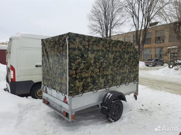 Тент на легковой прицеп усиленный