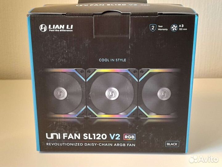 Lian LI UNI FAN SL V2 120 Black aRGB 120mm 3pcs