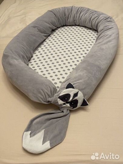 Кокон-гнездышко Енотик для новорожденных Forest ki