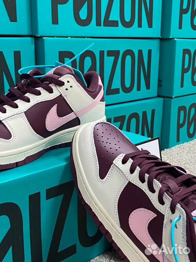 Nike SB Dunk Low Night Maroon Оригинал Poizon