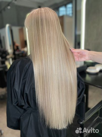 Сложное окрашивание волос Airtouch шатуш