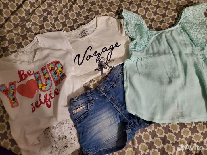 Вещи пакетом на девочку 128