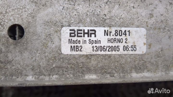 Радиатор интеркулера Renault Megane 2, 2005