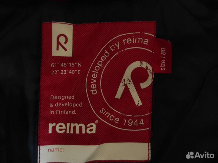 Комбинезон Reima размер 80+6 зима