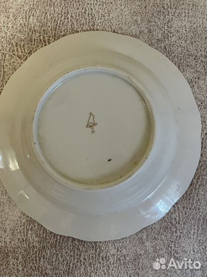 Тарелка Дулево сирень