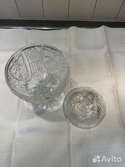 Хрустальная вазочка СССР