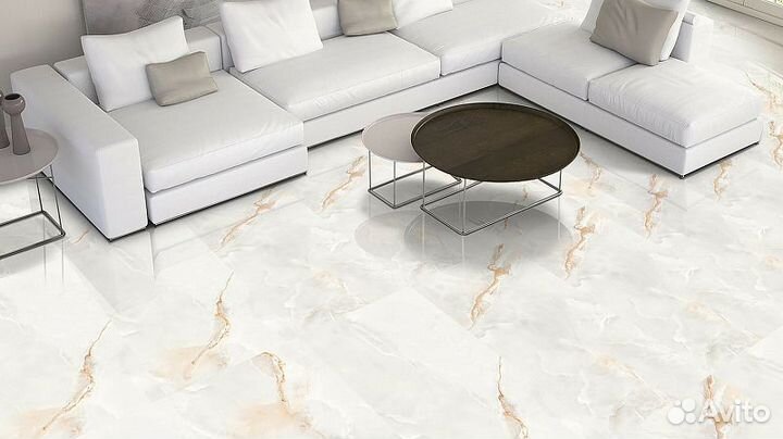 Плитка керамогранитная azario onice bianco 60х120