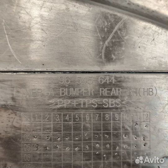 Подкрылок задний правый Chevrolet Lacetti