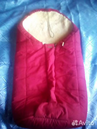 Меховой конверт для малыша натуральная овчина фирм