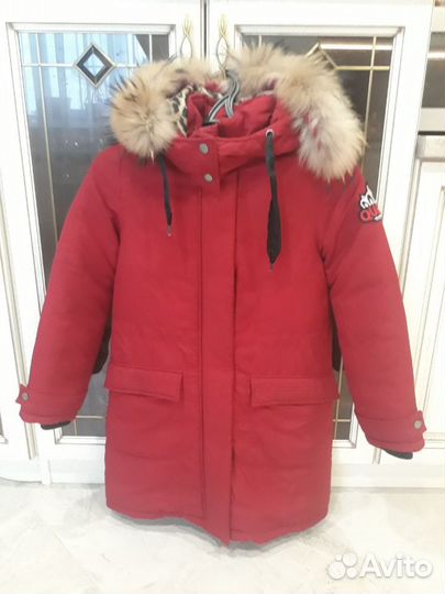 Пальто зимнее gulliver для девочки 158-164