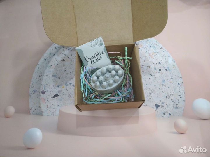 Массажное мыло с люффой