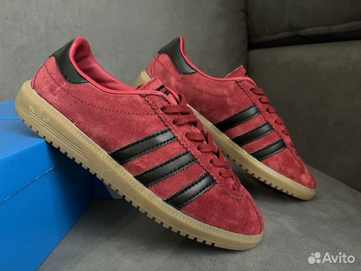 Кроссовки adidas bermuda burgundy