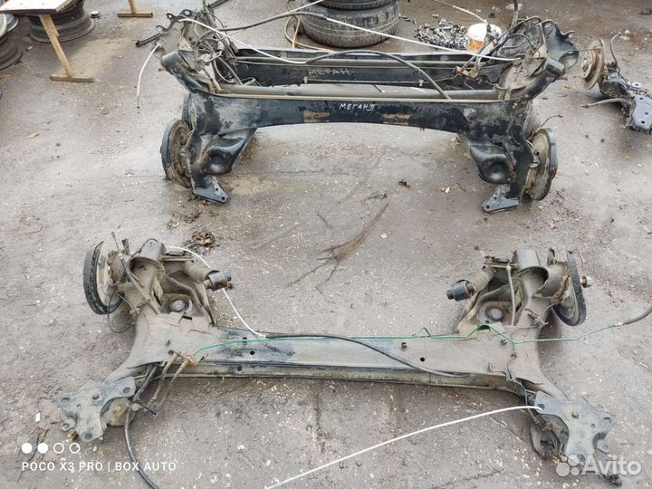 Задняя балка Рено Меган 2